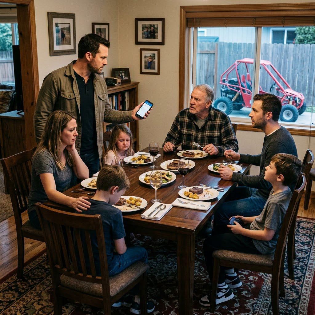 When my father told me he had sold my children’s birthday presents, he delivered the news over Sunday dinner with the casual indifference of someone mentioning a mundane trip to the grocery store.