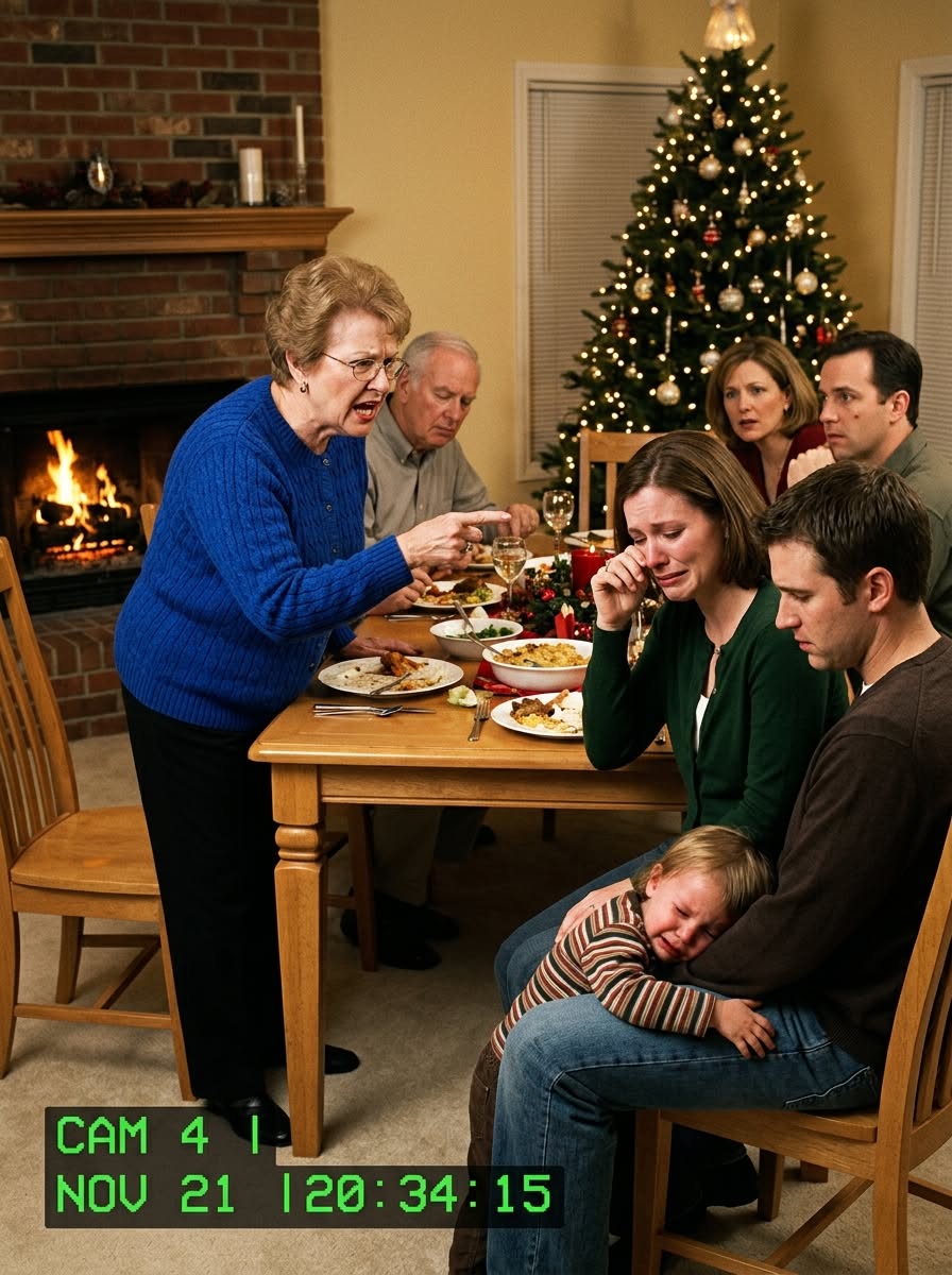 12 At Christmas dinner, my sister and I argued until my mom suddenly spat in my face and screamed, ""You are a leech. My money is not for you."" Then she pointed at my five-year-old daughter and called her a burden. My husband took my hand and said, ""Let's go."" The next morning, Dad called about the house.
