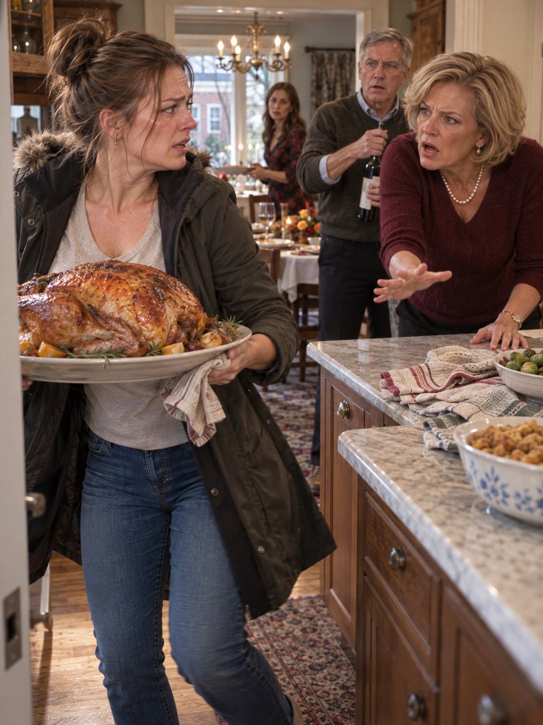 My sister-in-law called my 22-pound Thanksgiving turkey dry before I’d taken off my coat