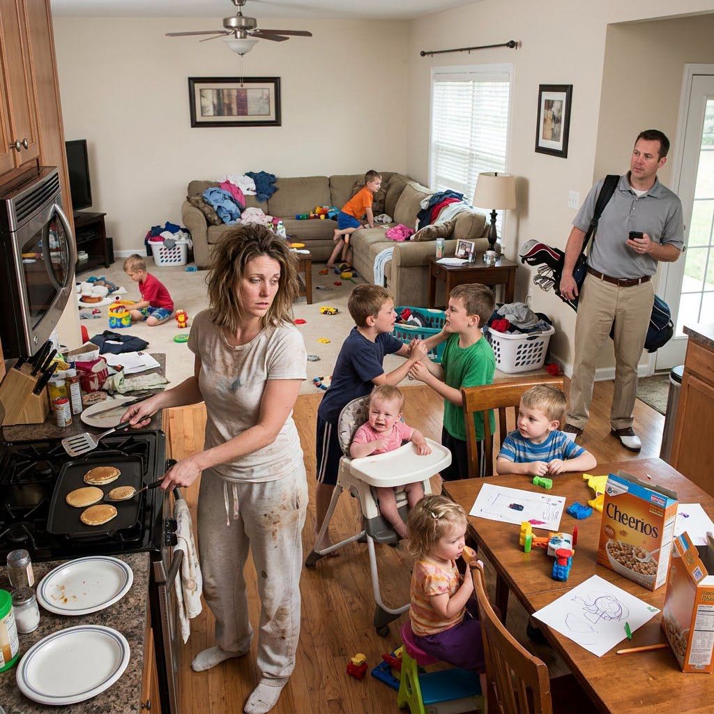 My husband, Carter, and I have been married for nine years, and from the day we first met, he made his ultimate life goal clear: he wanted a massive family. He constantly talked about having at least six kids, painting a picture of a bustling, joyful home. We actually hit that number recently, and today, we are the parents of six children, all under the age of ten.