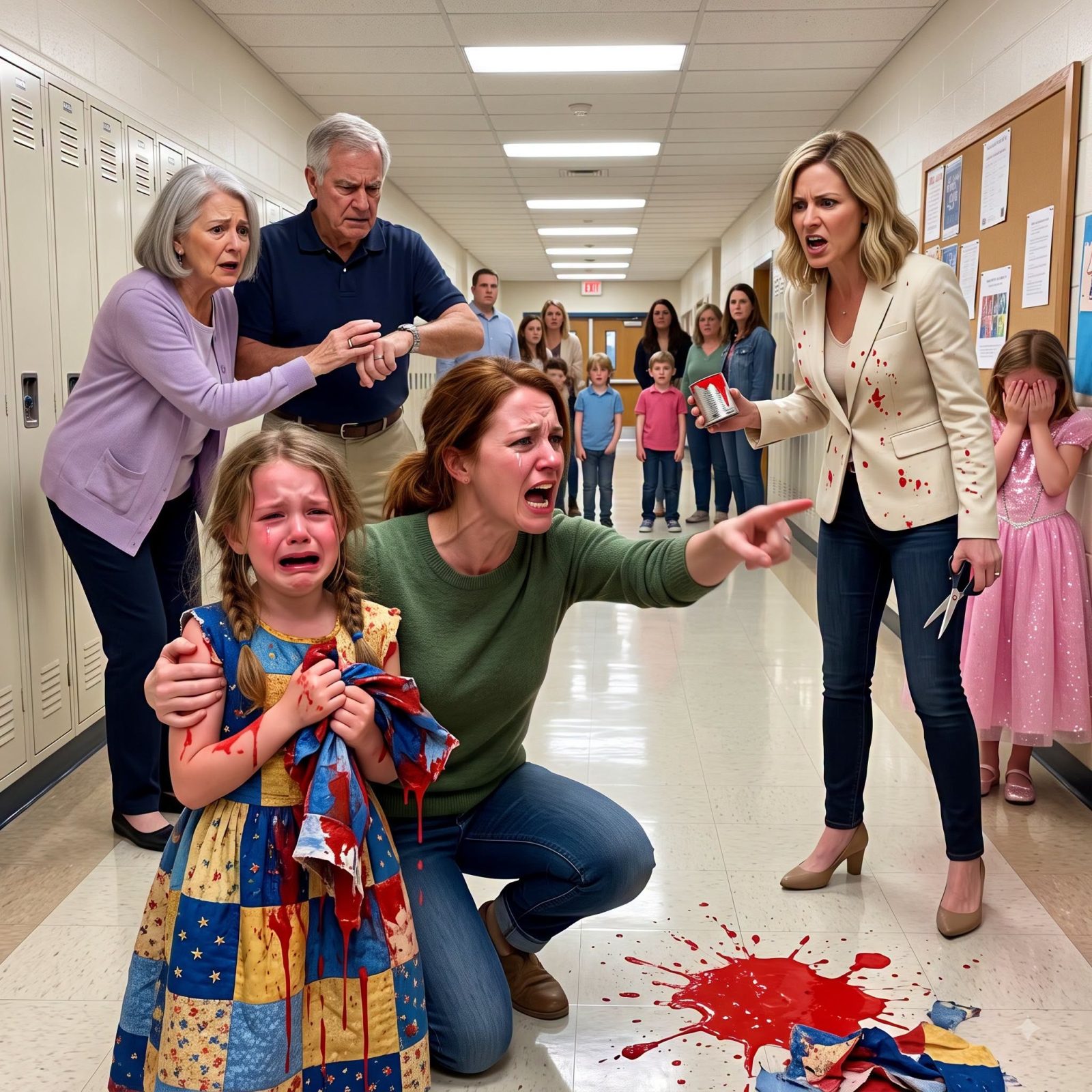 My sister destroyed my daughter's costume minutes before the contest, and my parents took her side. I didn't shout. I did one thing. 30 minutes later, nobody could speak, because the outfit she ruined was...