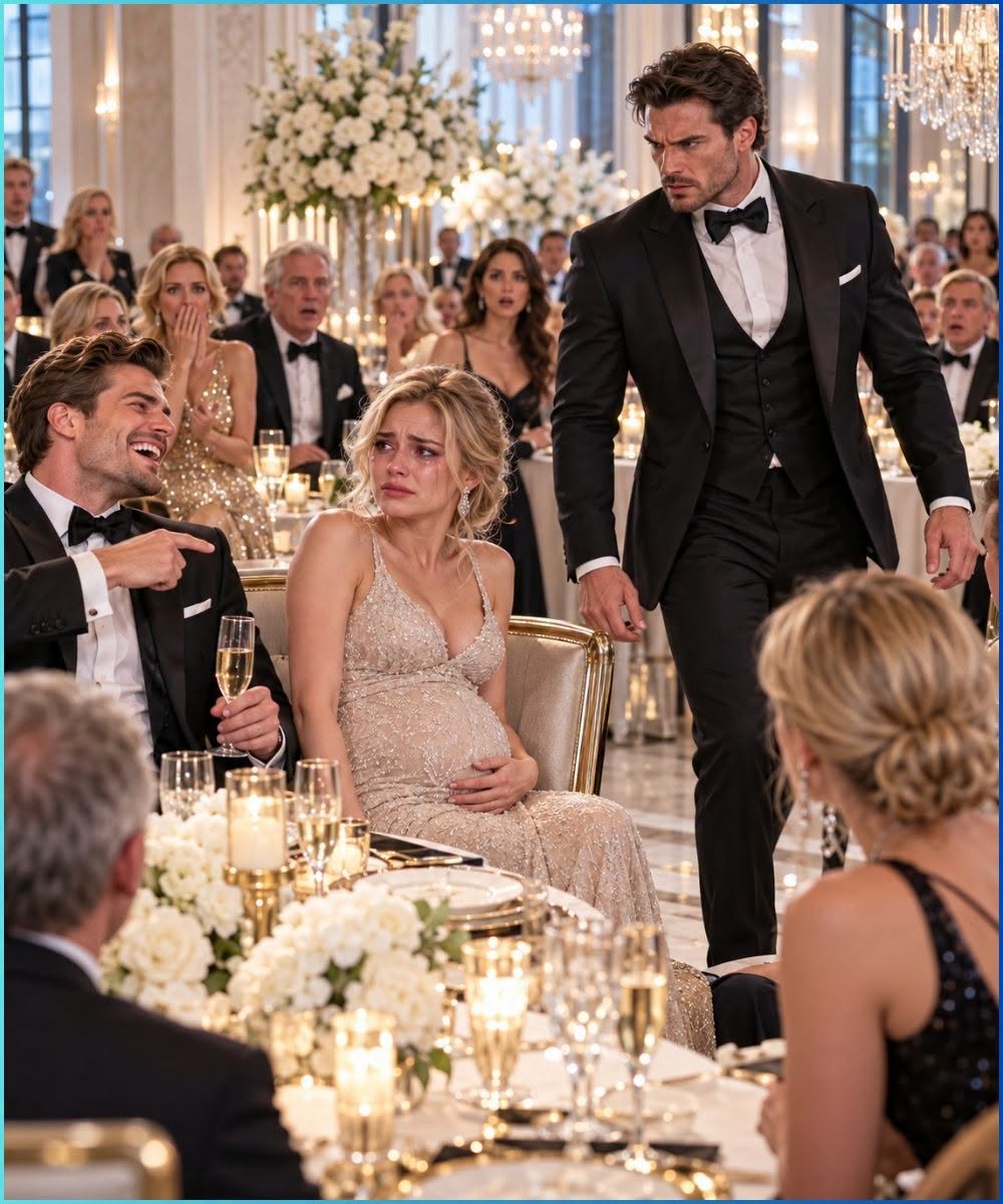 He humiliated his pregnant wife for laughs, then her billionaire brother stood up and ended his perfect night