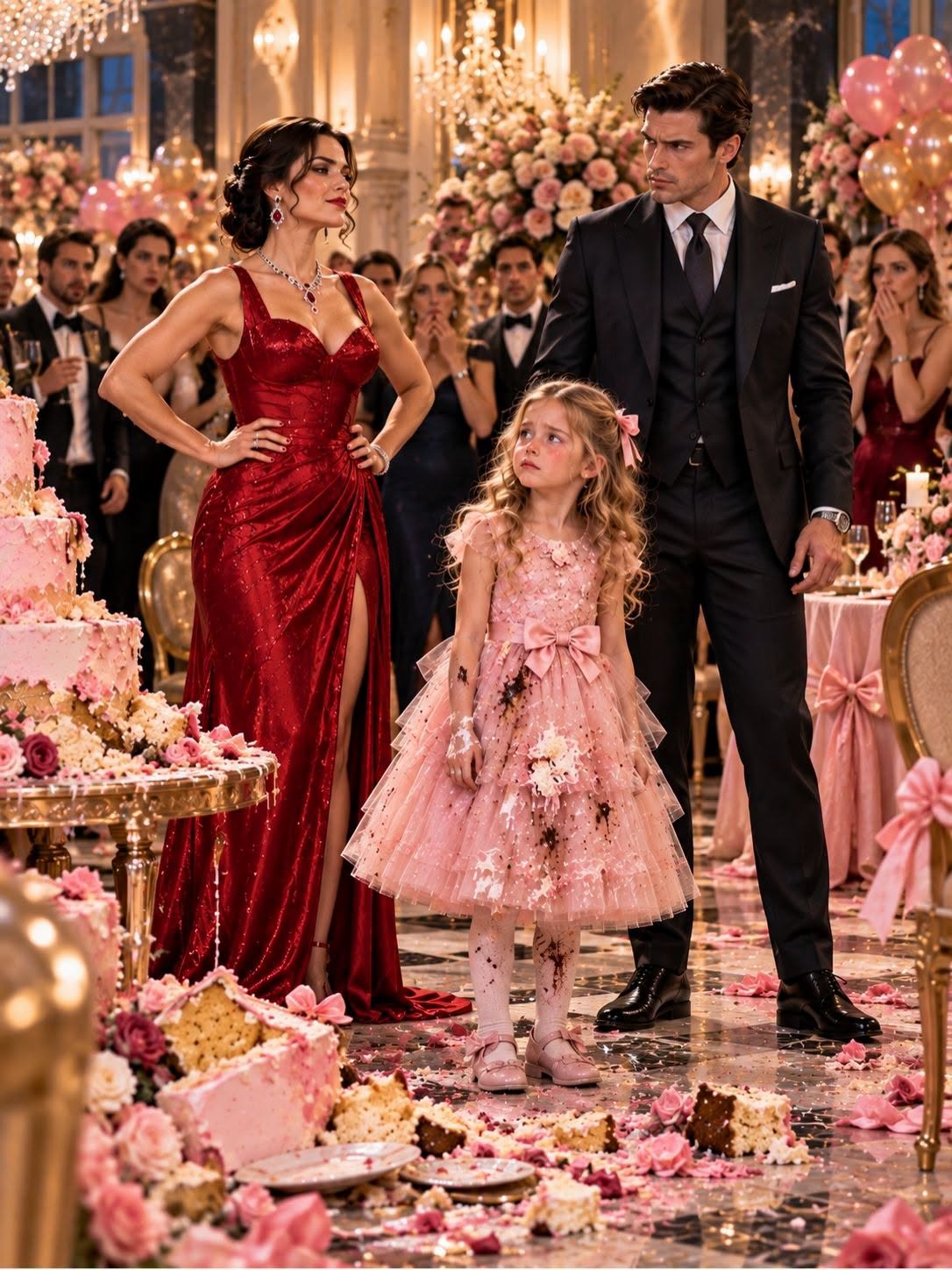 My sister-in-law laughed as my 8-year-old daughter sat in a sea of white frosting, but she had no idea that someone beneath the dessert table had just discovered a secret that could destroy the entire Whitmore family