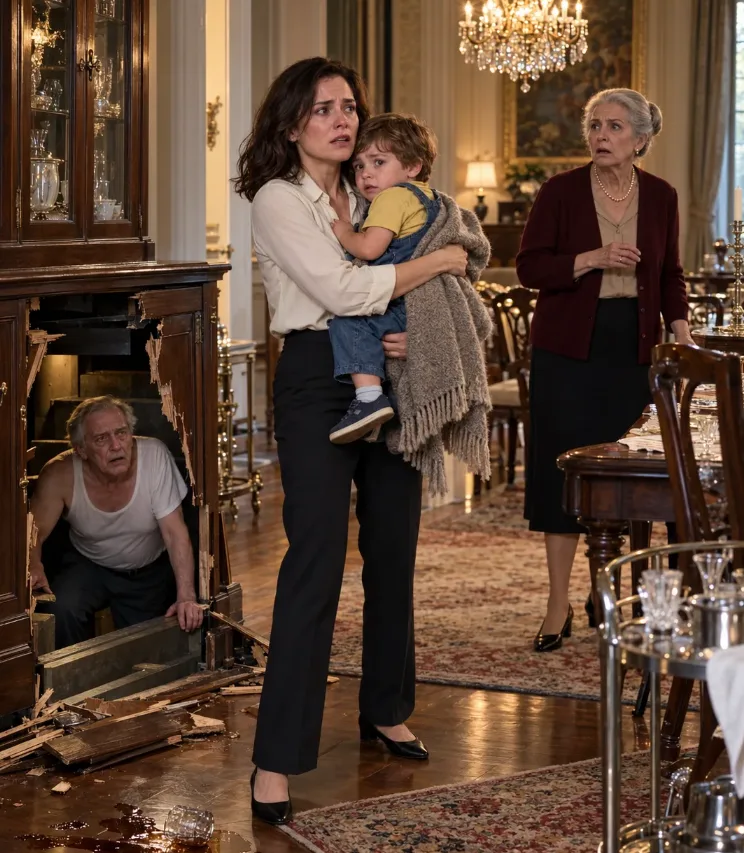 Claire had been gone for only a few hours when she returned to the family mansion and heard a sound no mother could ever mistake—the terrified cry of her three-year-old son.