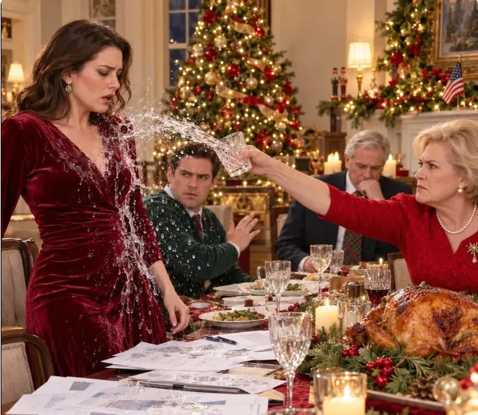 Christmas dinner turned ugly when mom threw a glass of water at me and shouted, “Get out! Don’t dirty this house!