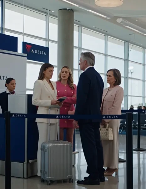 My father slapped me in front of hundreds of strangers at Atlanta’s international airport because I refused to surrender my first-class seat to my younger sister