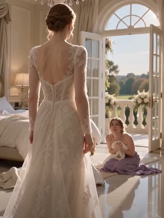 The orchestra kept playing downstairs while the bride stood over her half-dressed groom and maid of honor—then she made the call no one expected…