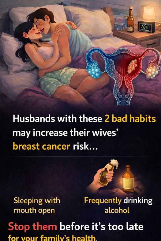 Husbands With These 2 Bad Habits May Put Their Wives at Higher Risk of Br:east Cancer - Stop Them Now Before They Harm The Whole Family