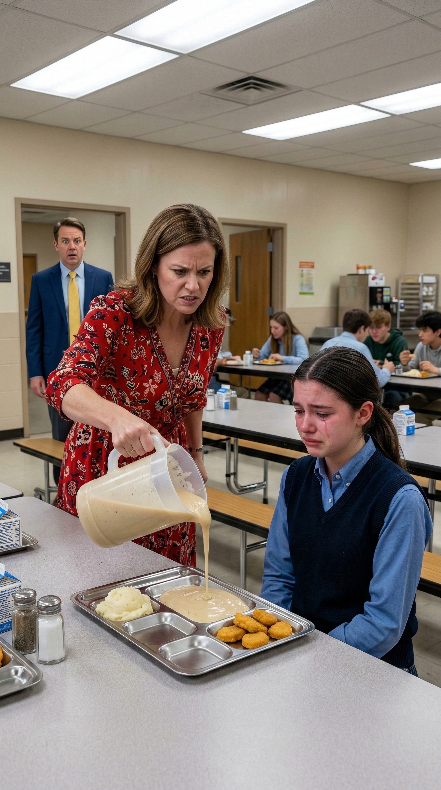 A Wealthy Father Visited His Daughter’s School Cafeteria, Discovered What Was Really Happening to Her at Lunch, and Made a Decision No One Expected