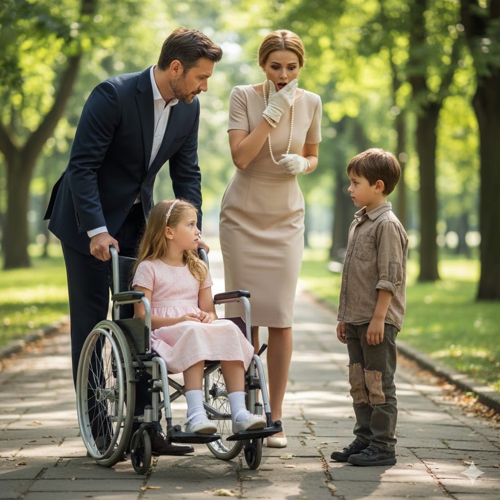 “She Can Walk… Your Fiancée Won’t Let Her,” the Poor Boy Told the Millionaire — Leaving Him Stunned