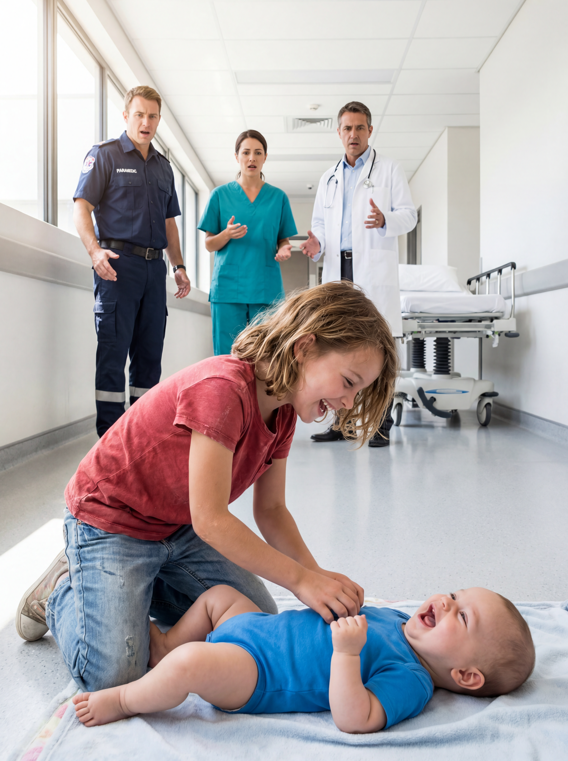 The Doctors Were Stunned When The Billionaire’s Infant Son Suddenly Stopped Breathing — Until A Poor Young Girl Broke Every Rule In The ER And Did The Unthinkable