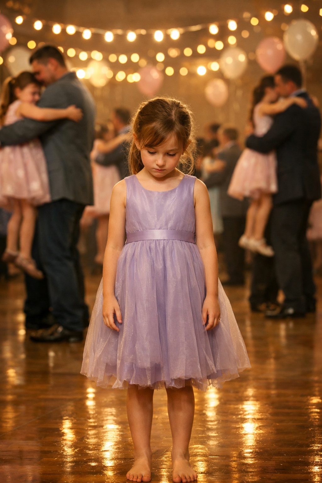 Classmates laughed at a 7-year-old girl just because her father couldn’t come to the father-daughter dance