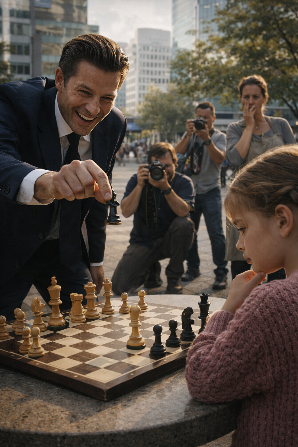 “I’ll give you 100M$ if you beat me at chess,” the billionaire laughed—until he was HUMILIATED by the poor maid’s daughter.