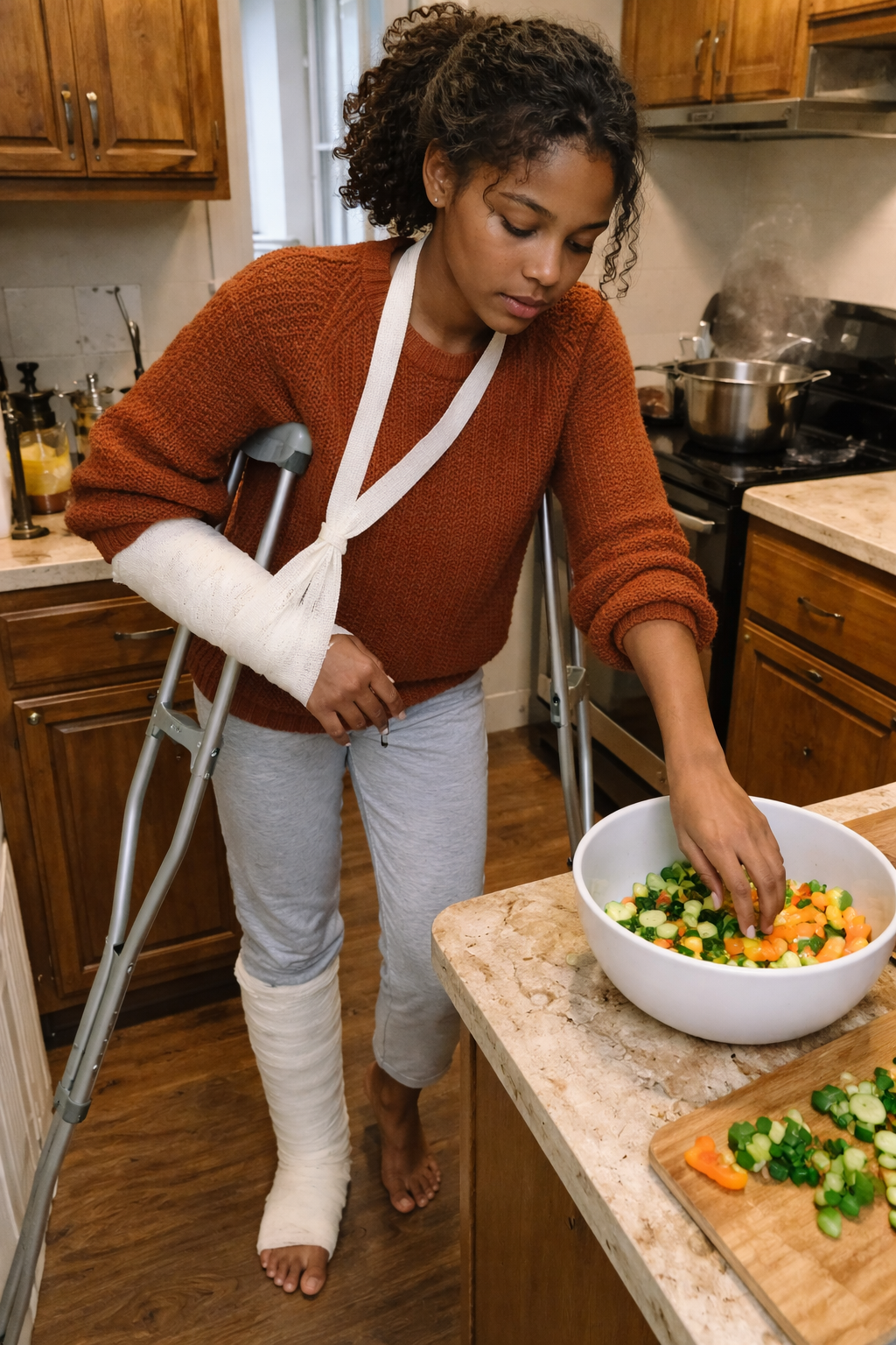 I Broke My Arm and Leg Before My Dad Married My Mom's Sister – They Still Made Me Plan the Wedding… So Grandma Showed Up and Dropped a 'Gift' That Made Them Scream