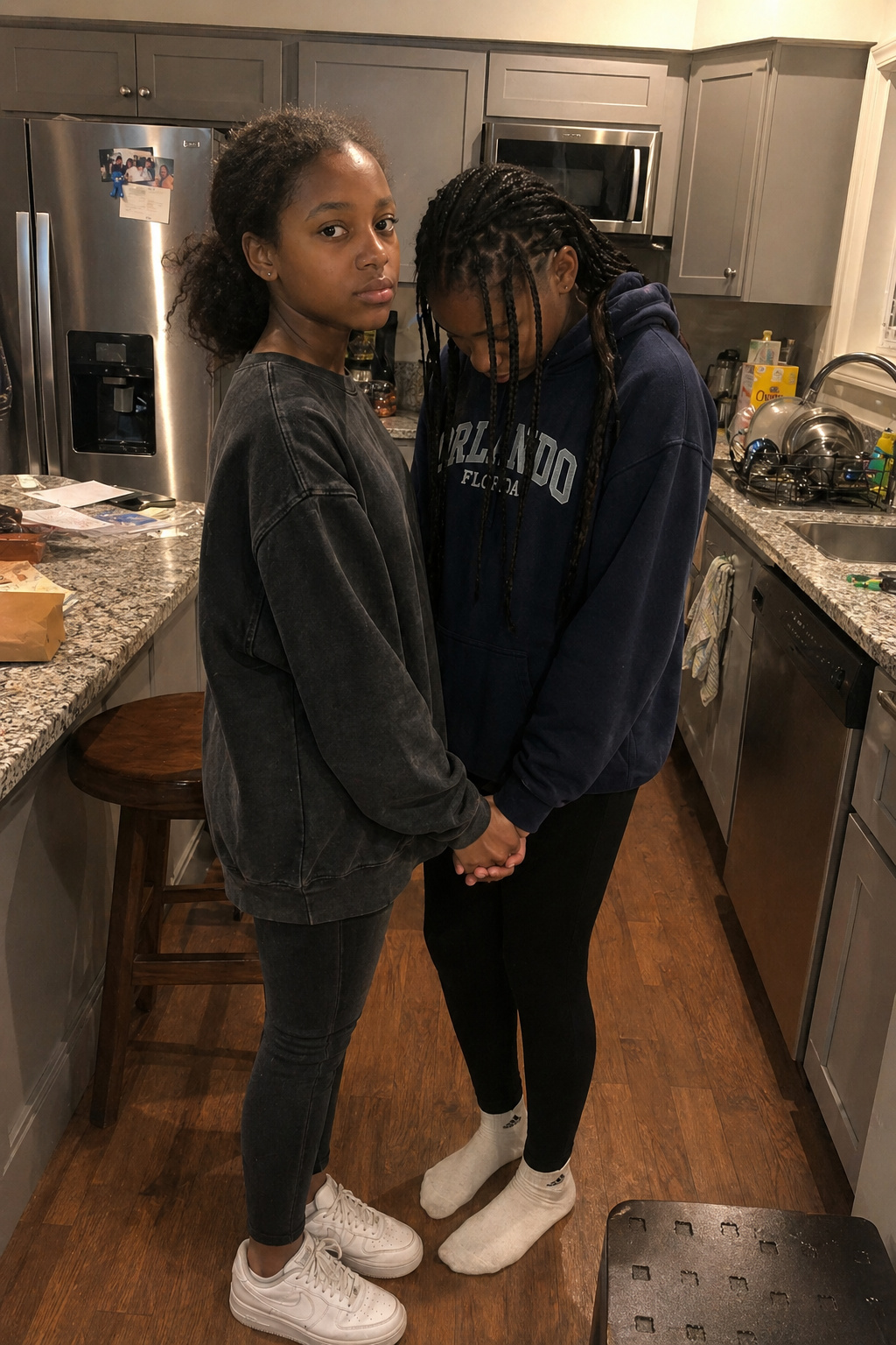 My 13-Year-Old Daughter Brought a Starving Classmate Home for Dinner – What Slipped Out of Her Backpack Made My Bl:ood Run Cold
