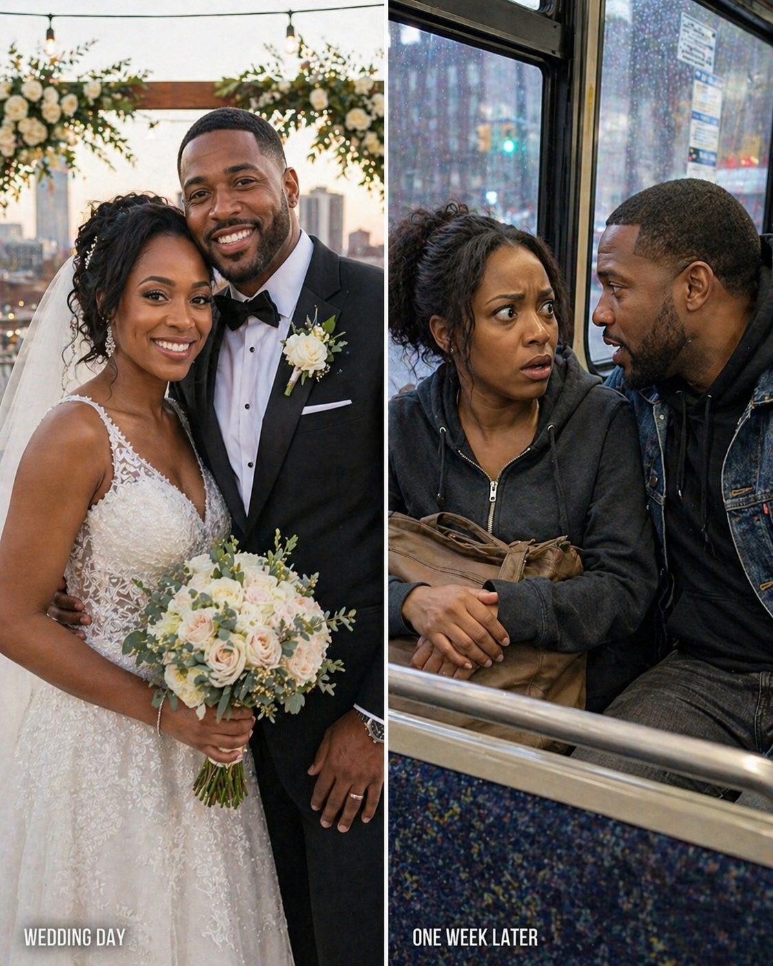 My Husband Di:ed on Our Wedding Day – A Week Later, He Sat Down Next to Me on a Bus and Whispered, ‘Don’t Scream, You Need to Know the Whole Truth’