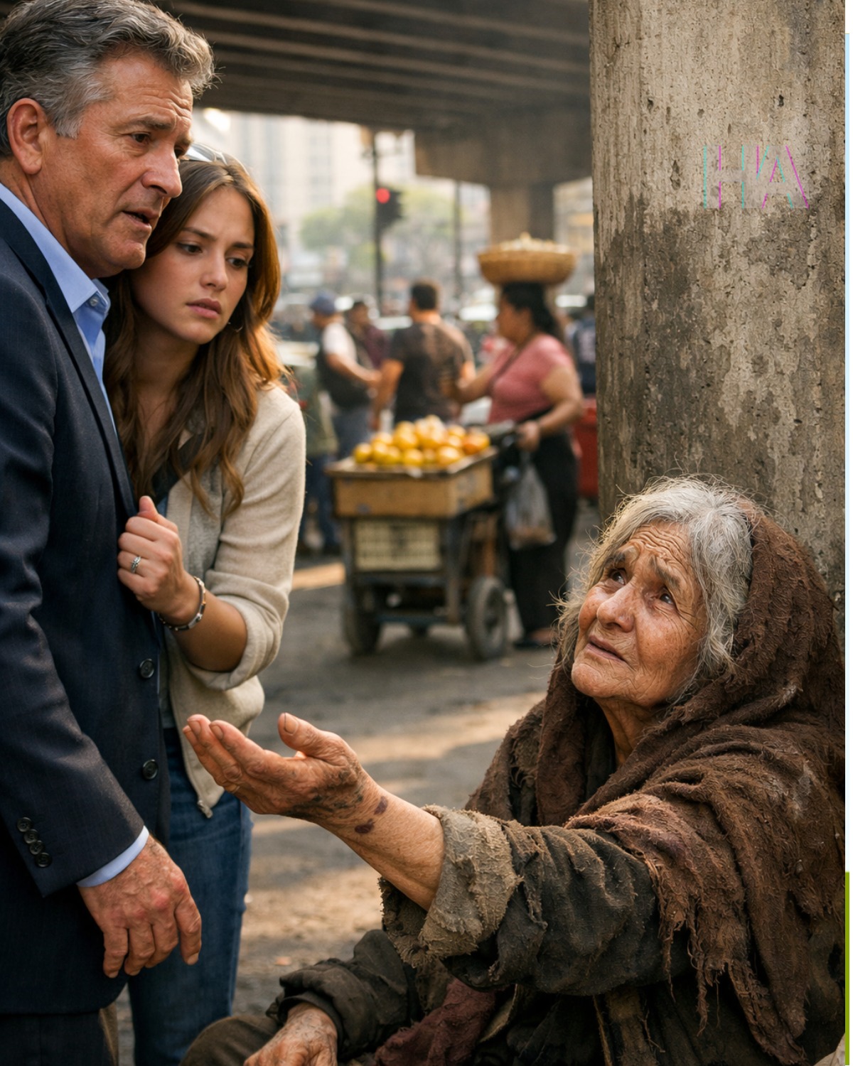 EVERYONE WALKED PAST THE OLD BEGGAR WOMAN UNTIL YOUR DAUGHTER POINTED AT HER WRIST AND WHISPERED, “DAD… SHE HAS YOUR BIRTHMARK” AND THE SECRET YOUR BILLIONAIRE FAMILY BURIED FOR THIRTY YEARS BEGAN TO BREATHE AGAIN - News
