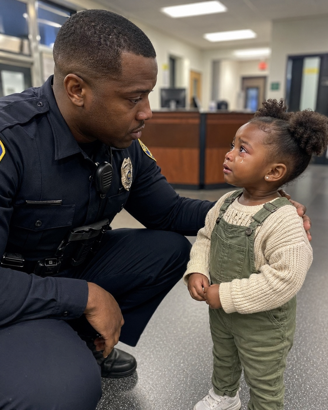 A little girl went to a police station to confess to a serious cri:me, but what she said left the officer completely sh0cked.
