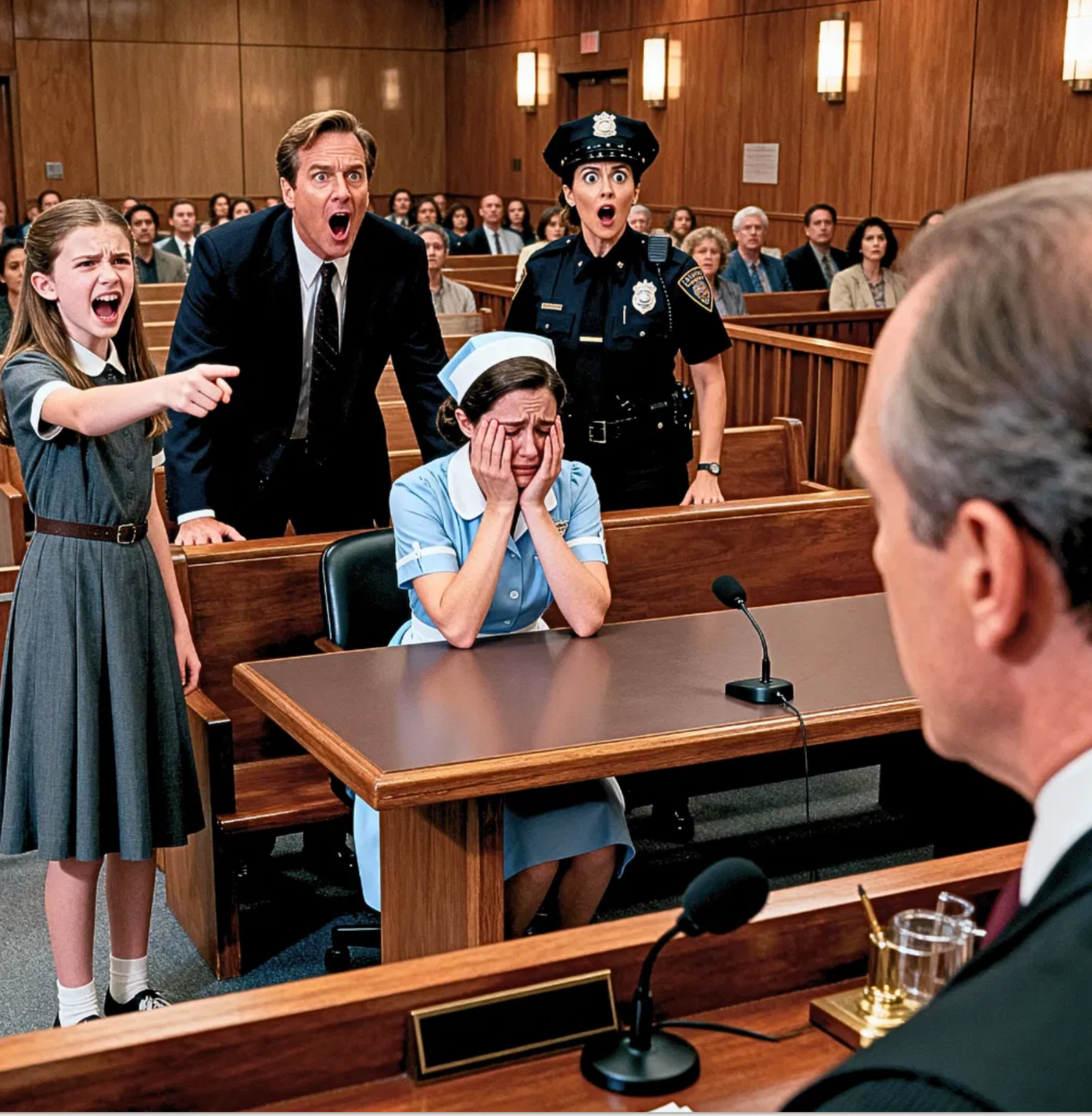 “Let my nanny go! I know the truth!” the little girl shouted—and the courtroom fell into stunned silence.
