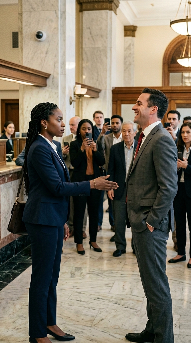 He Scoffed, “I Don’t Shake Hands with Staff” — Then the Black Woman Withdrew $3B from His Bank