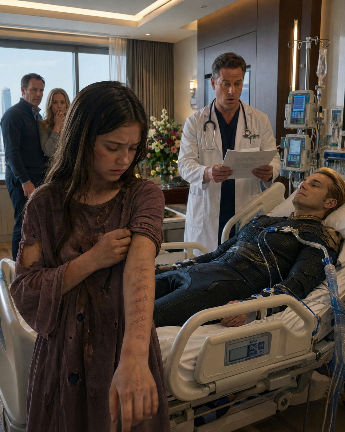 The Blood - A Barefoot Girl in a Torn Dress Walked Into a VIP Hospital Room and Said She Could Save the Dying Man
