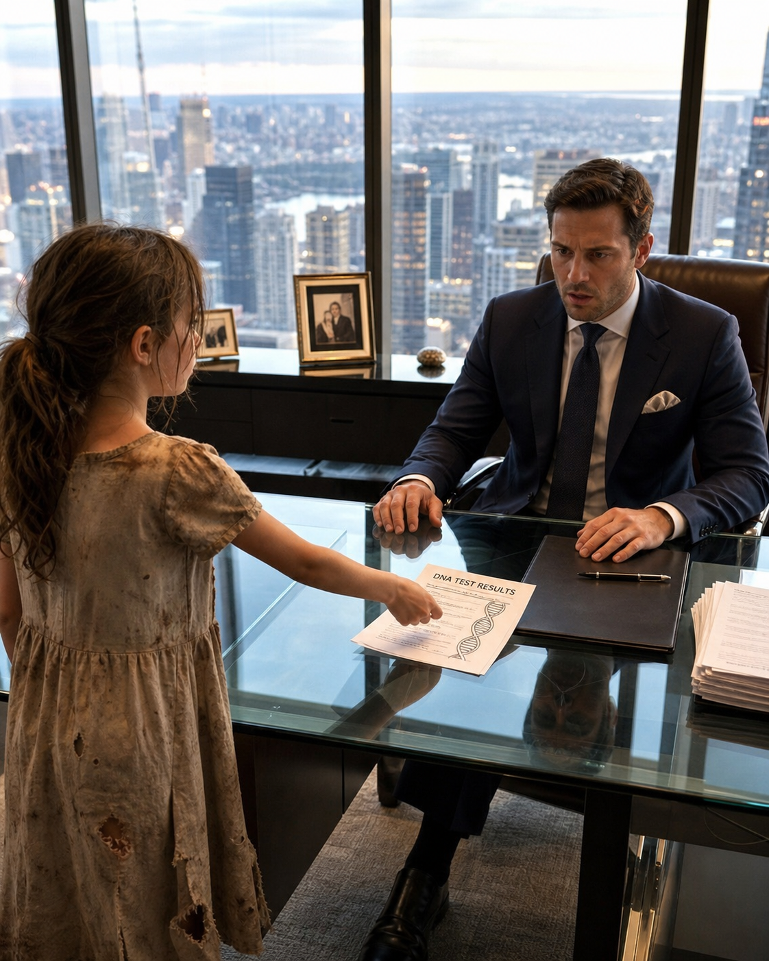 The DNA - A Little Girl in a Torn Dress Walked Into a CEO's Office and Placed a DNA Test on His Desk