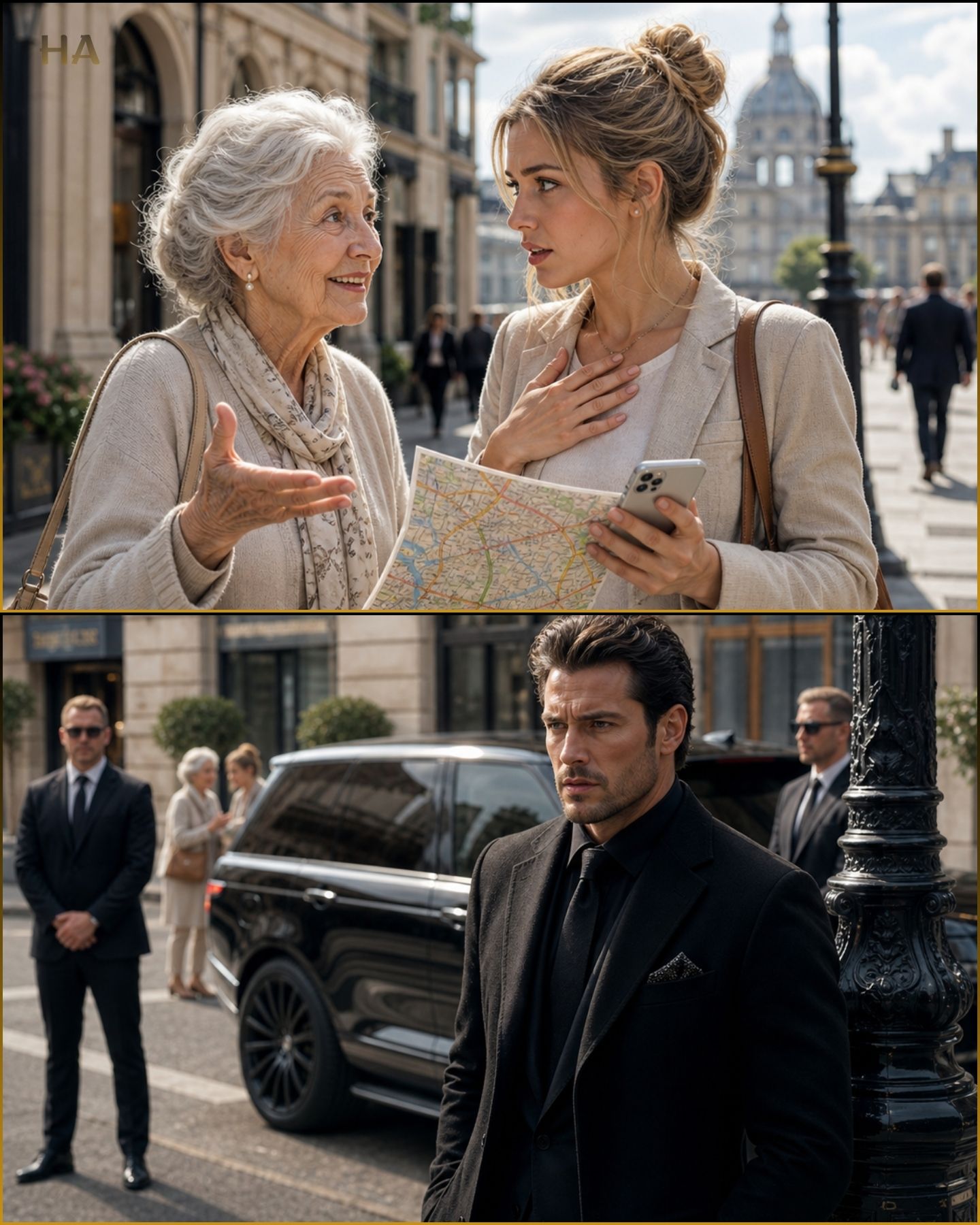 The old woman helped a lost tourist in a foreign language, unaware that her grandson, a notorious billionaire mafia boss, was watching from behind - Spotlight8
