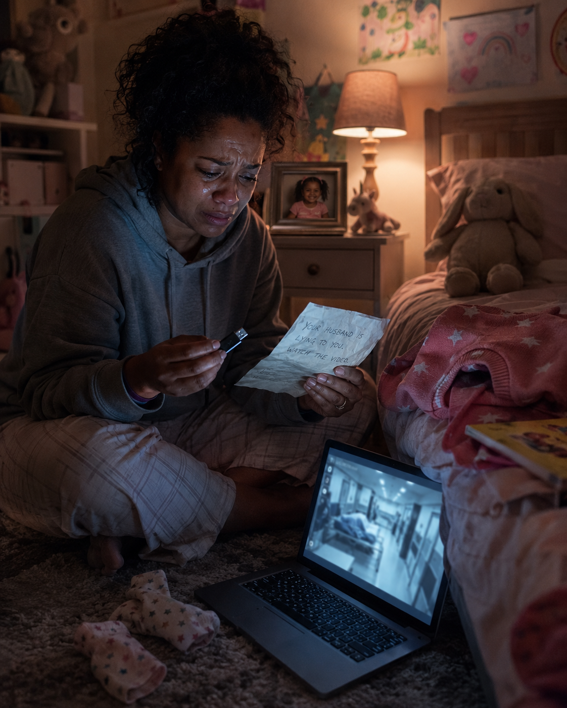 My 5-Year-Old Daughter D.ied – After Her Funeral, I Found a Flash Drive and a Nurse’s Note That Said, ‘Your Husband Is Lying to You. Watch the Video’