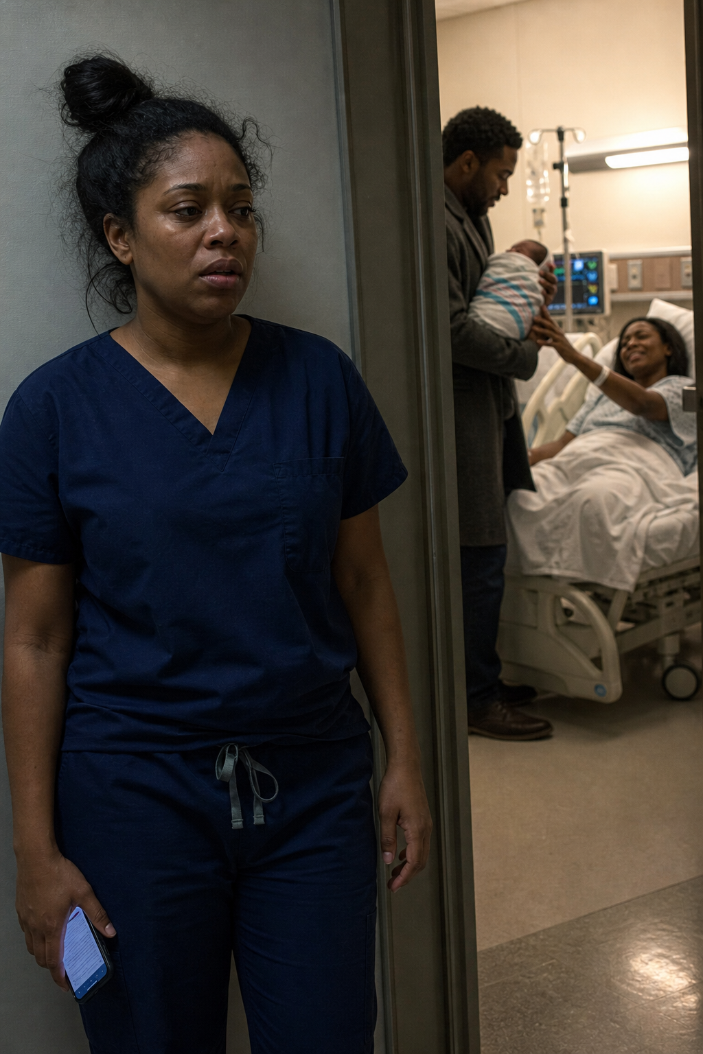 My husband kissed my forehead and said, “France. Just a short business trip.” Hours later, as I stepped out of the operating room, my heart stopped.