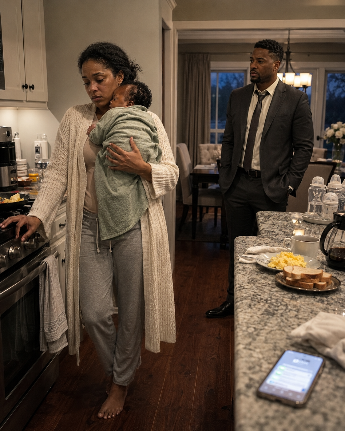 His Family Thought the Exhausted Young Mother Left With Nothing but One Suitcase After He Said “Divorce” — Until They Learned She Had Quietly Taken the Financial Records He Tried to Hide
