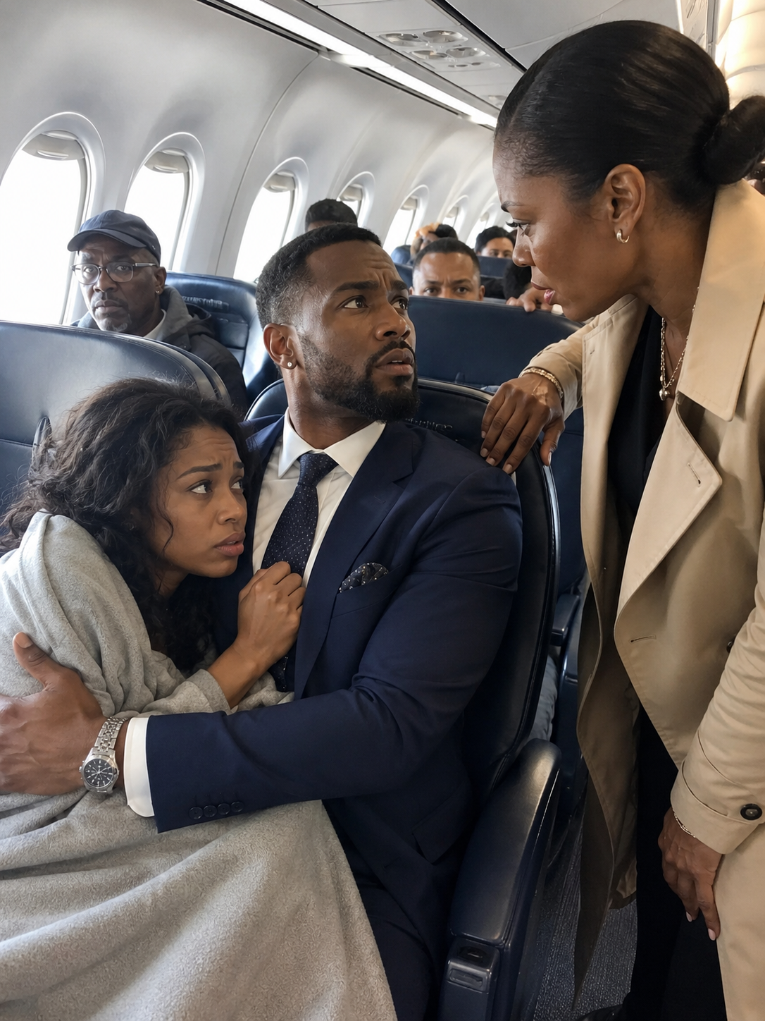 I discovered my husband in first class with his young assistant halfway through our flight, and when he leaned close and whispered, “Don’t make a scene,” I realized he didn’t want to save our marriage — he wanted to save his reputation. So I decided to take absolutely everything from him