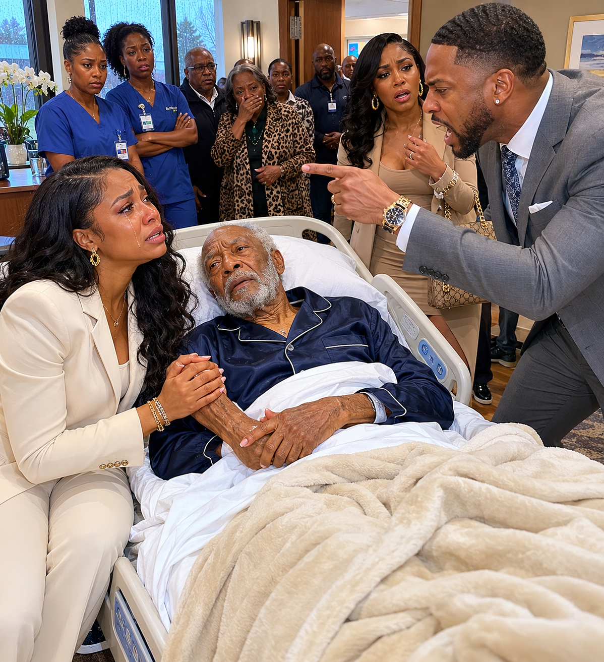 I found my former father-in-law abandoned in a nursing home, but when I paid for his surgery, my ex-husband returned in a rage to claim his inheritance