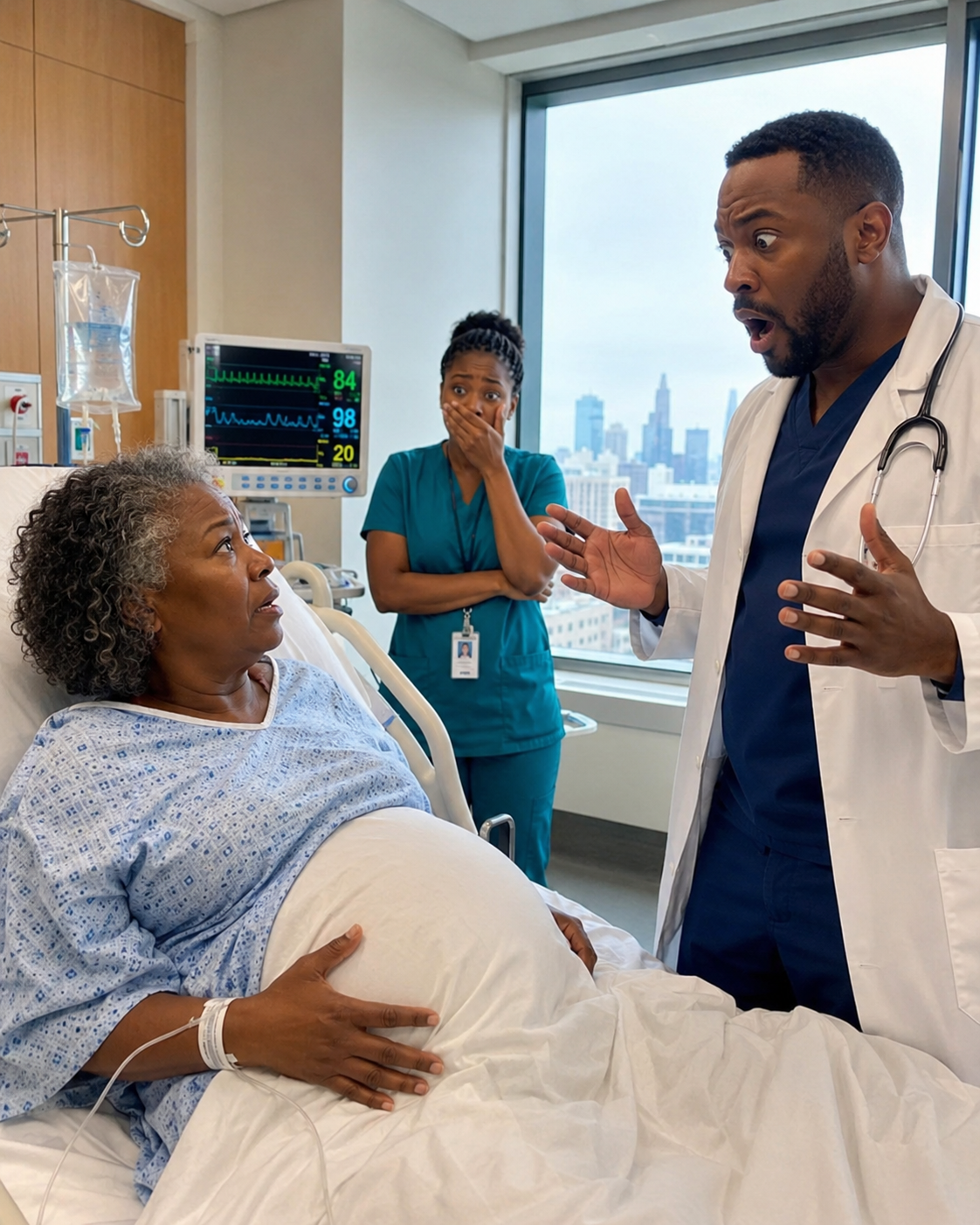 A 65-year-old woman was stunned to discover she was preg.nant—but when the time came to give birth, the doctor’s examination revealed something that left everyone in sho.ck.
