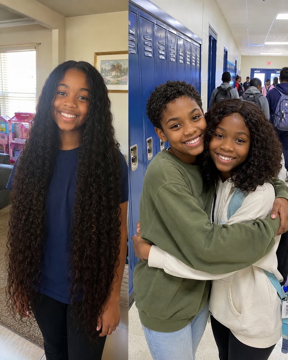 My 12-Year-Old Daughter Cu.t Off Her Hair for a Girl with Can:cer – Then the Principal Called and Said, 'You Need to Come Now and See What Happened with Your Own Eyes'