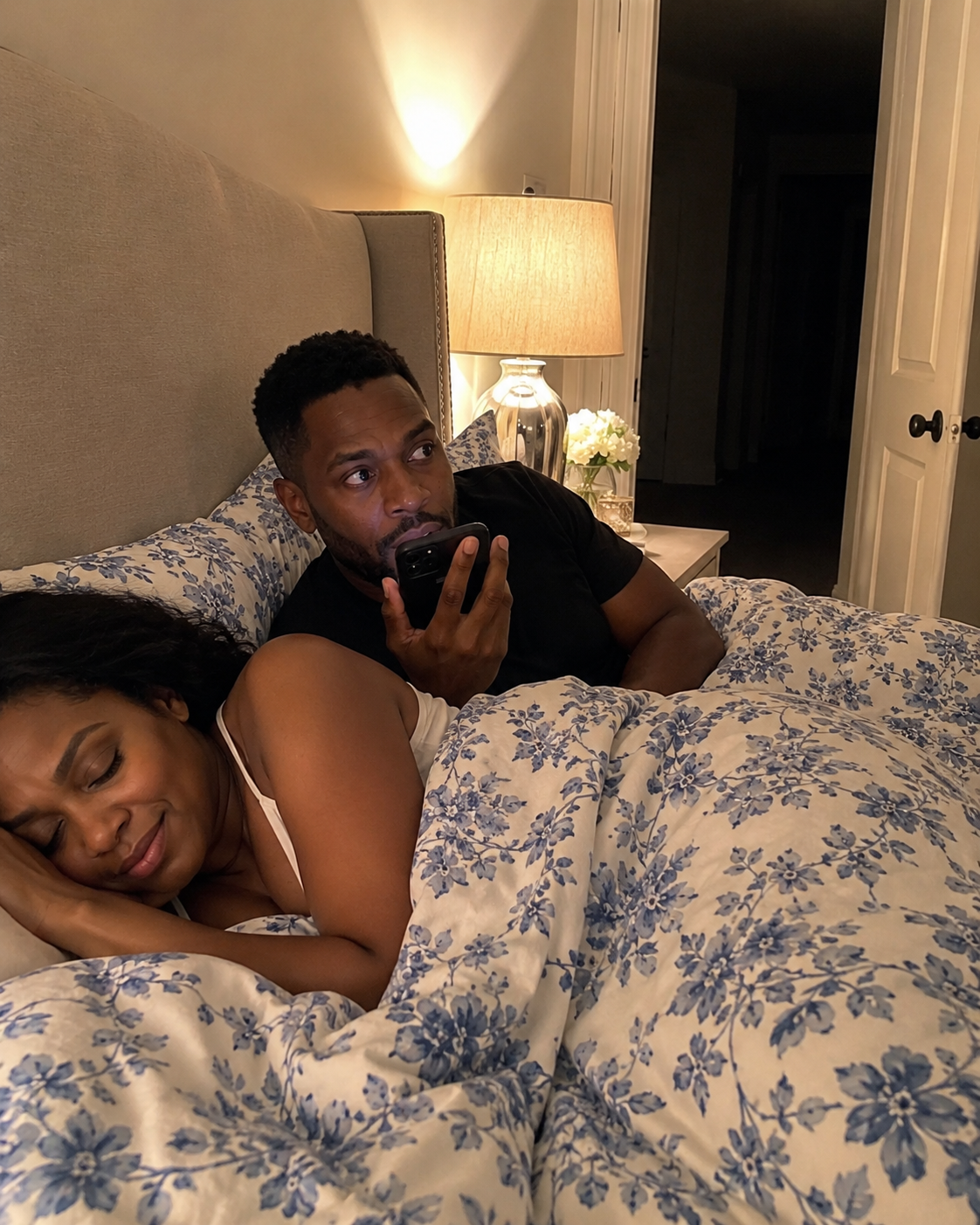 Last night, I heard my husband giving my P.I.N to his mother while I was asleep: ‘Take it all out, there’s over a hundred and twenty thousand do.llars on it.’ I just smiled and went back to sleep. Forty minutes later, his phone buzzed with a text from his mom: “Son, she knew everything. Something’s happening to me…” Then the phone suddenly went dea.d.