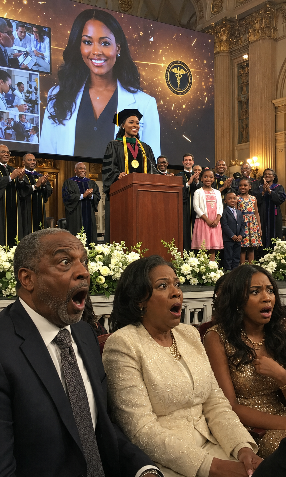 My father barred me from entering my own medical school graduation ceremony because my stepmother wanted her daughter to use my ticket. "You're just a nurse's assistant anyway, let your sister have her moment," my father sneered, pushing me toward the exit.