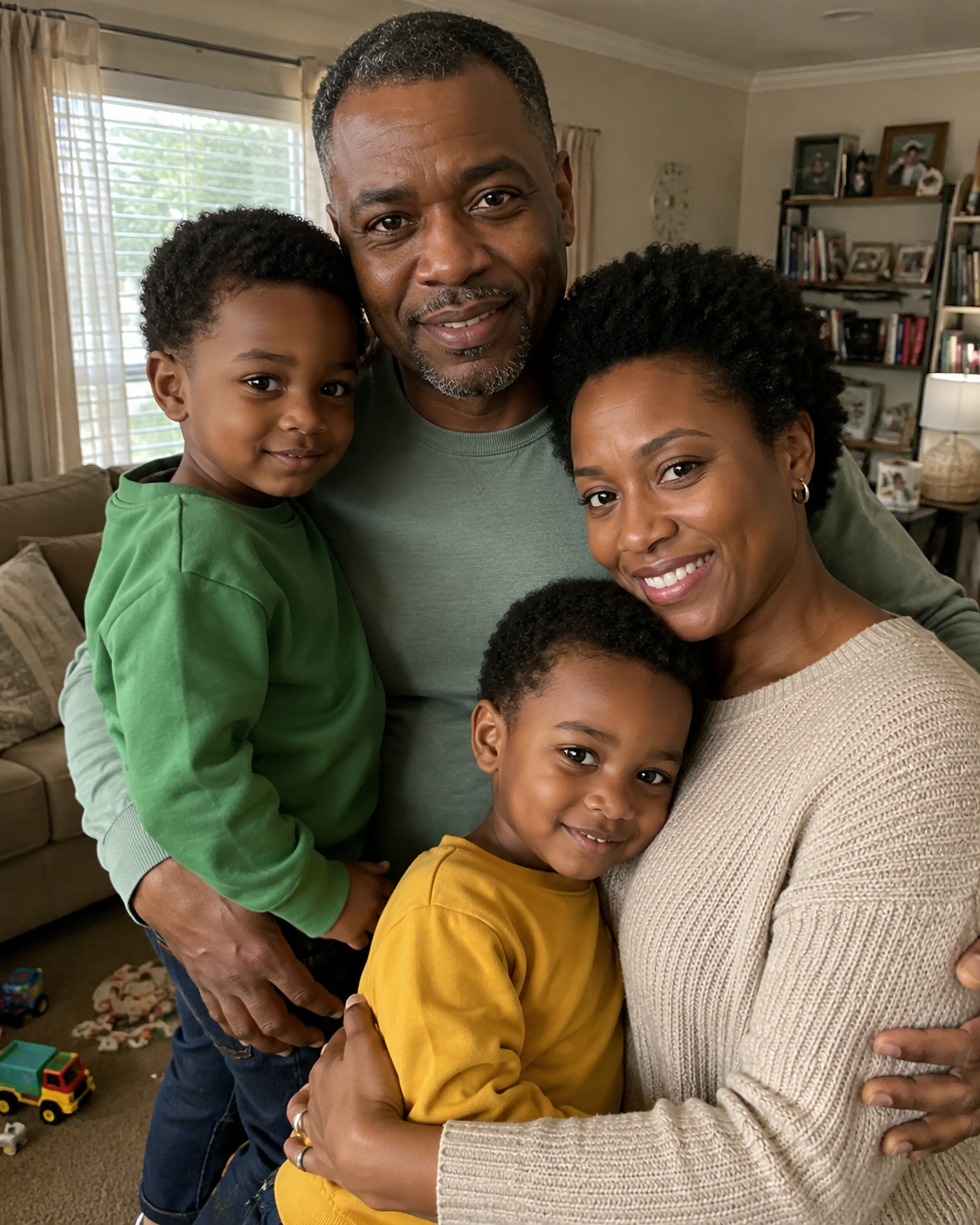 My husband pu.shed me to adop.t 4-year-old twin boys for months so we could be a real family — when I ac.cidentally overheard his real reason, I packed our bags.