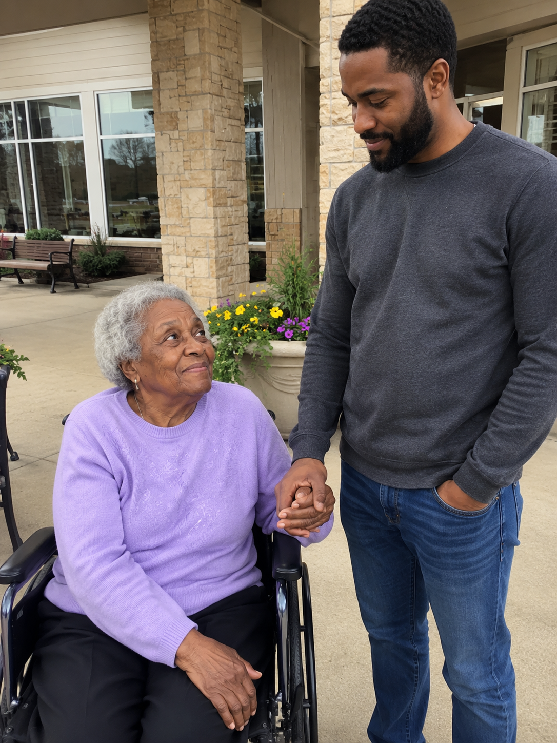 I Pretended to Be an Old Woman's Son at the Nursing Home Because Her Real Family Paid Me – After She Passed Away, the Director Said, 'She Left One Last Request for You'