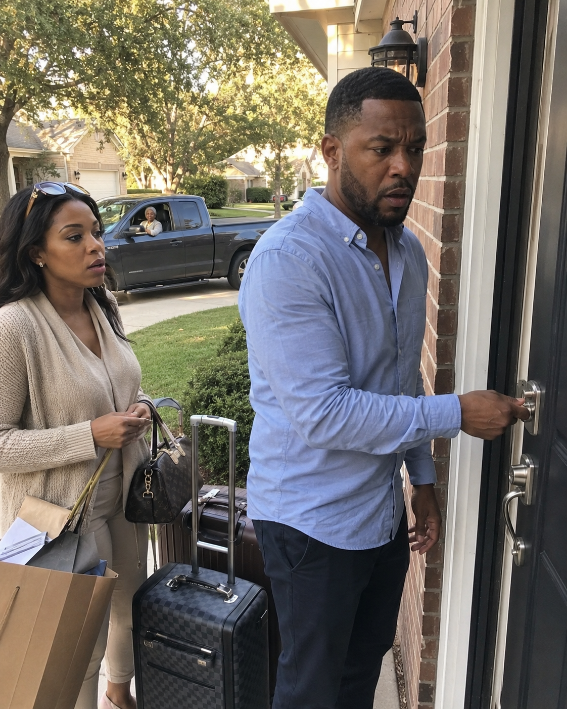 My son forgot to hang up, and I heard him call me a burden. So while he and his wife were smiling their way through Italy and France, planning a future that already included my house, I quietly sold the $875,000 home his father and I spent 32 years paying off, packed everything without a word, and came back just in time to watch his key stop working in my front door.