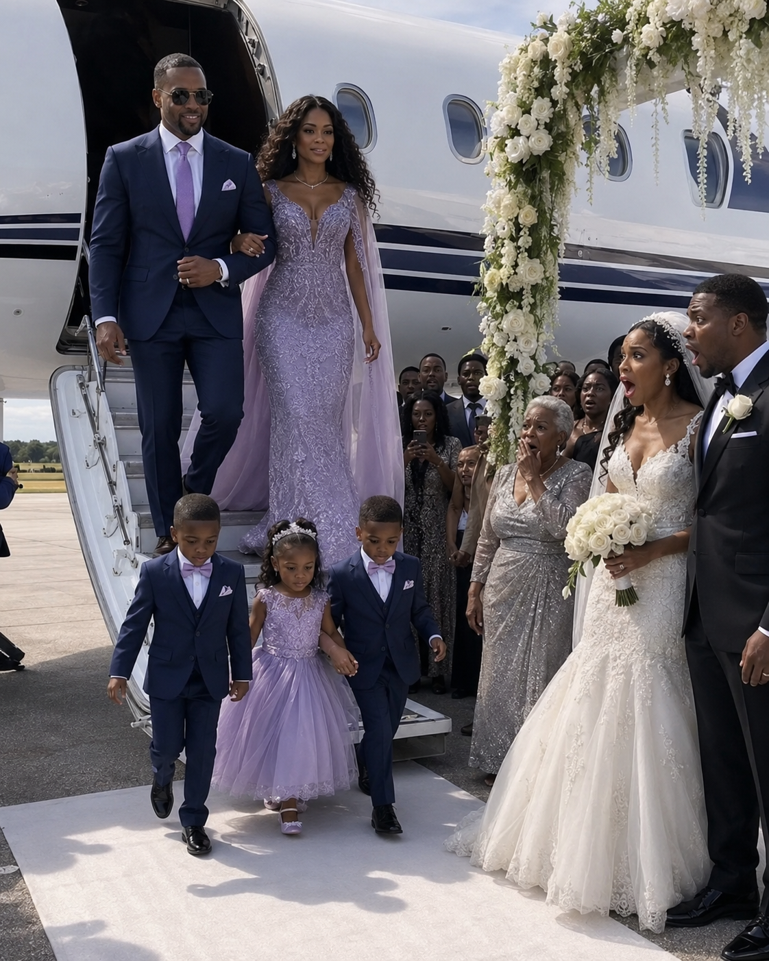 After 11 Years of Calling Me Infertile, My Husband Replaced Me With a Younger Woman and Kicked Me Out—But Three Children Appeared at His Wedding and Turned His Perfect Day Into Public Humiliation