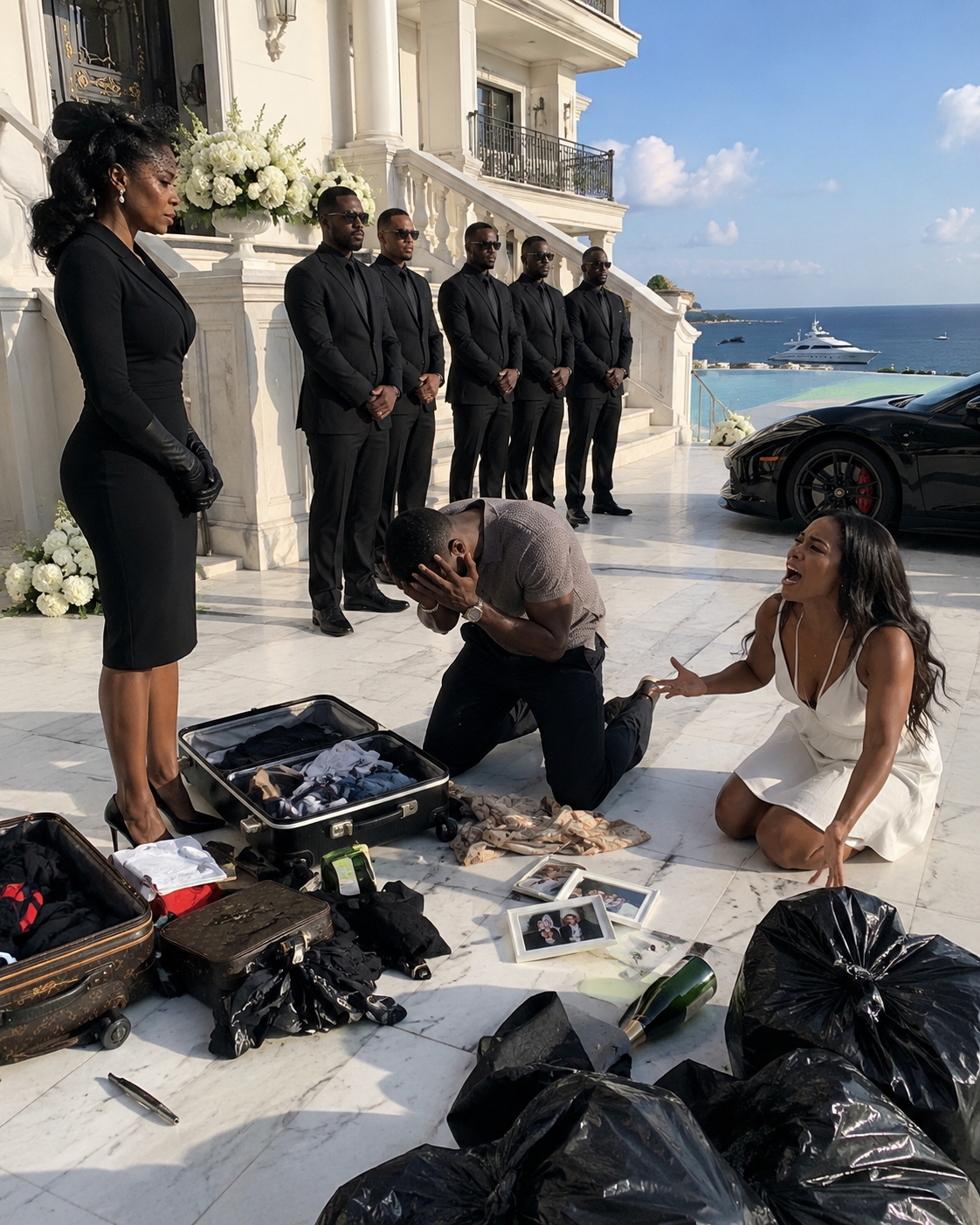 My husband cha.nged the locks on our man.sion while I was at my mother’s fune.ral, texting me: "You took too long to grie.ve. Pack your things from the por.ch." When I arrived, my clothes were stuffed into garbage bags next to his new girlfriend’s luxury car.