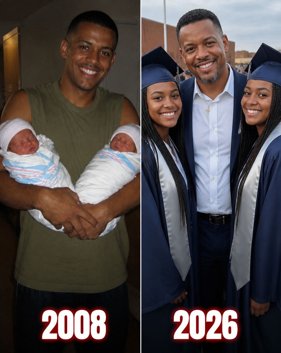 My Wife Left Our Twins Right After Birth – 18 Years Later, She Showed up at Their Graduation with a 'Special Gif.t', But What My Daughters Did Next Froze the Room