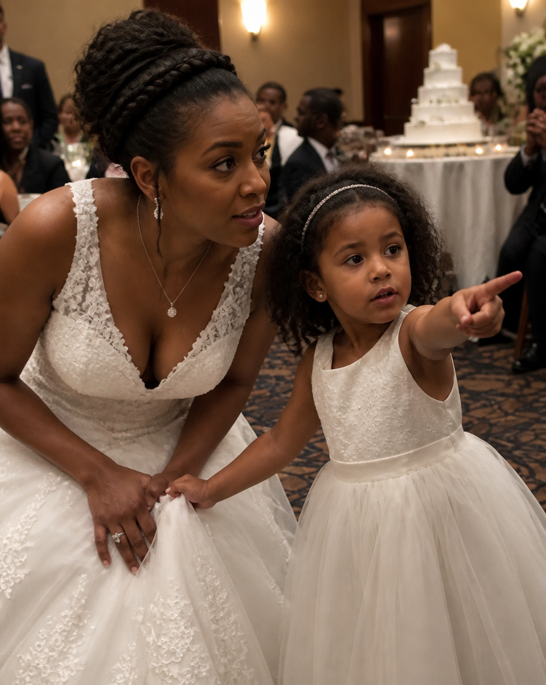 My Daughter Tugged on My Wedding Dress and Said, 'I Saw New Daddy and Uncle Peter Do Something Bad' – What I Did Next Sho.cked All 200 Guests