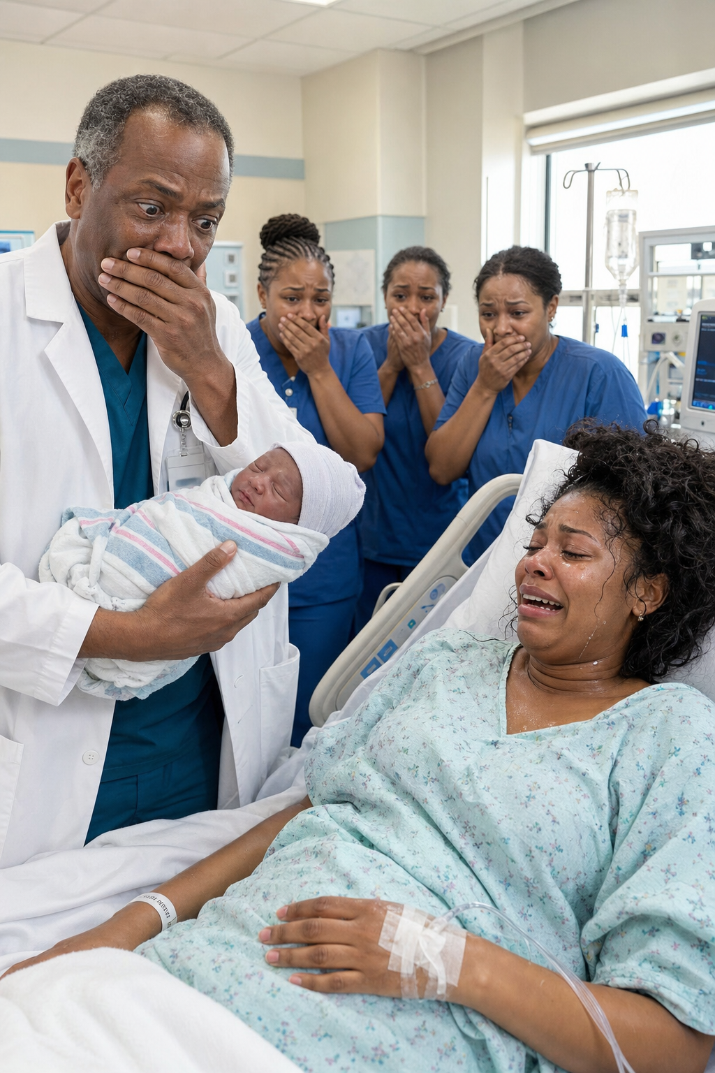 She went to the hospital to give birth, but the doctor burst into tears upon seeing the baby...