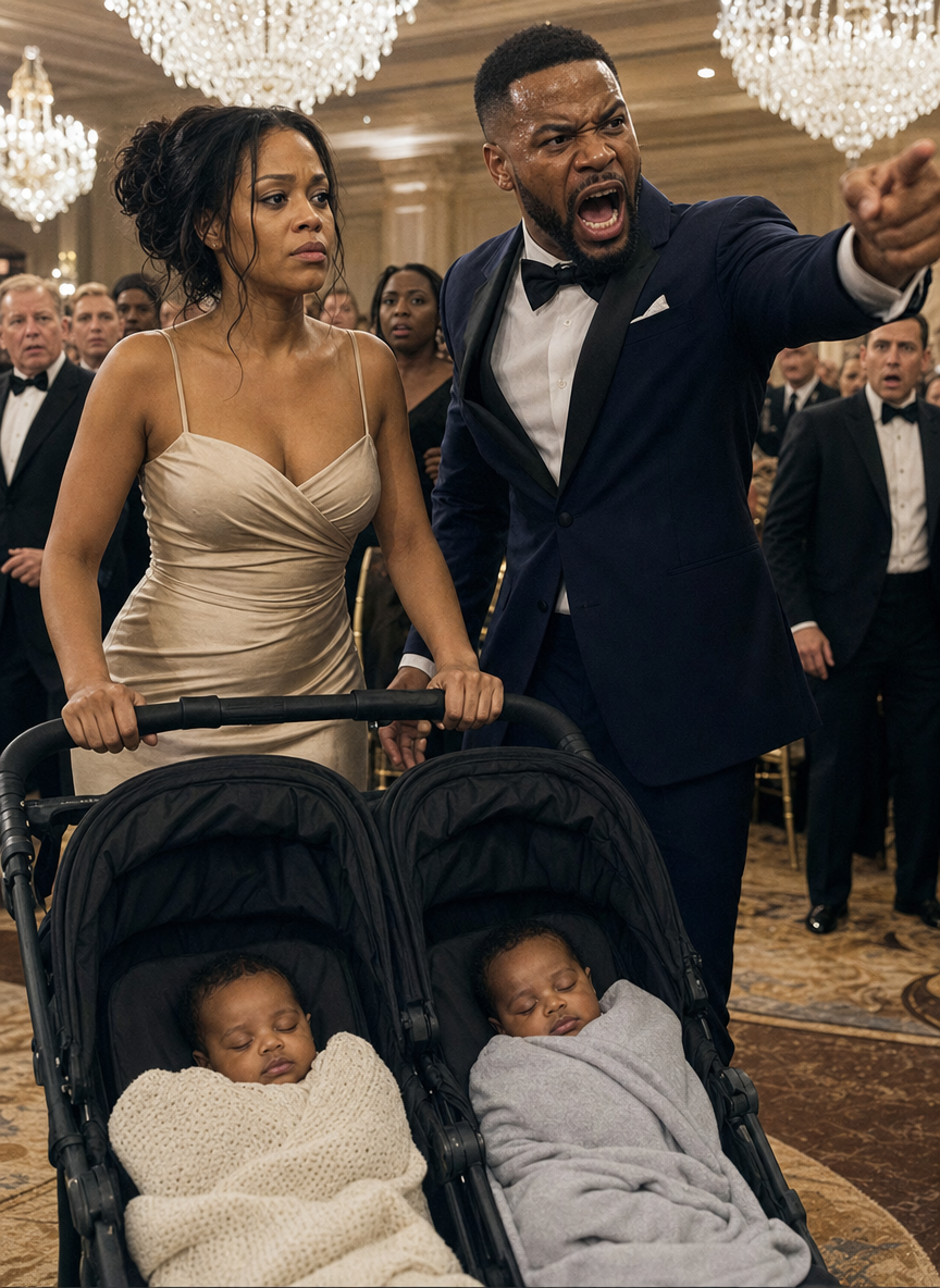 My husband never knew that I was the anonymous multimillionaire behind the company he was celebrating that night. To him, I was just his “simple and tired” wife, the one who had “ruined her body” after giving birth to twins. At his promotion gala, I stood holding the babies when he pushed me toward the exit.