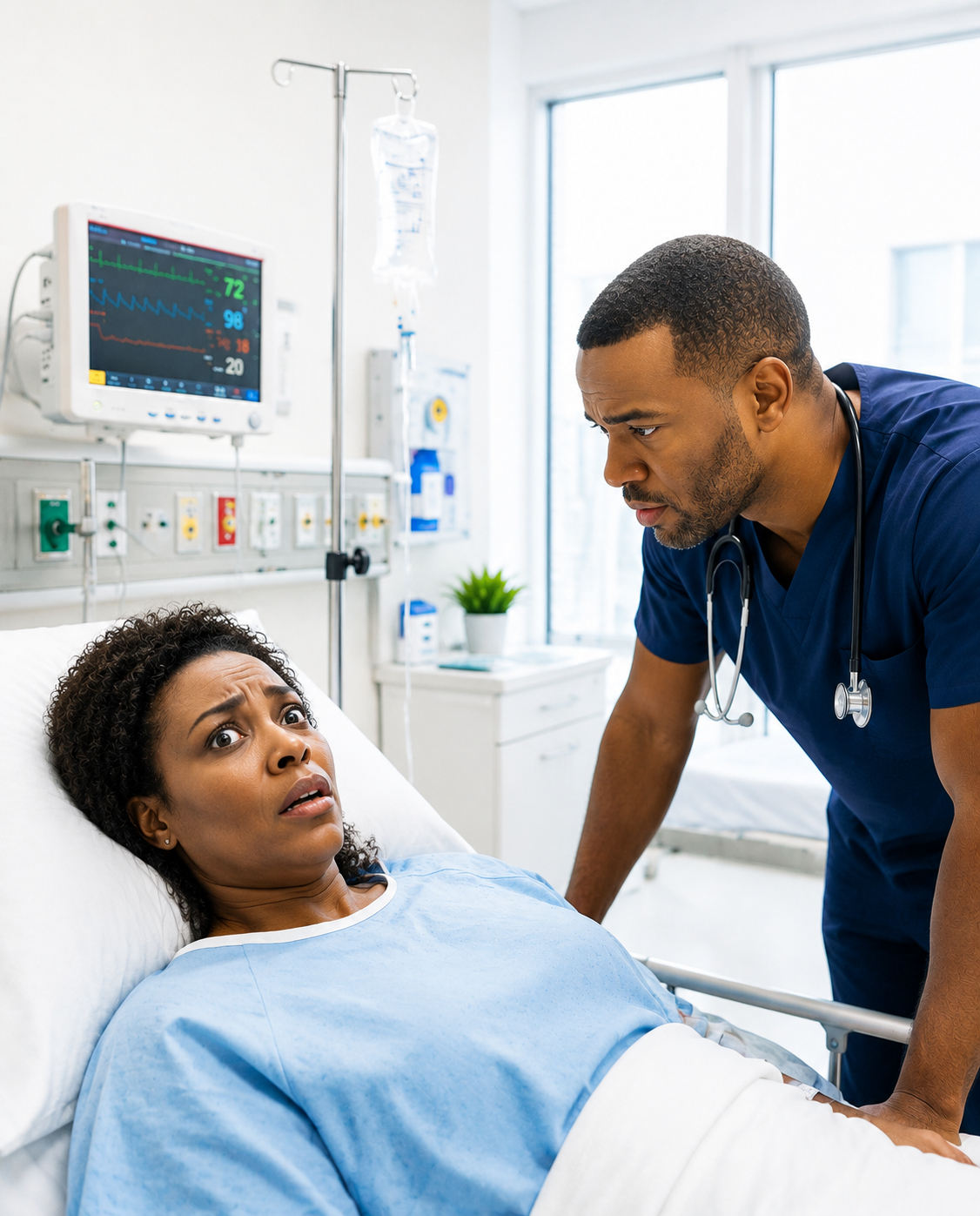 I was dying in the delivery room. The famous surgeon who walked in to save me was the same man who threw me out into the freezing rain 9 months ago—my ex-husband. “Don’t try to trap me with a bastard child to save your meal ticket,” he sneered. He thought I had cheated. “We’re losing them!” the nurse screamed. But before I passed out, I whispered a secret that made him stagger backward in pure horror…