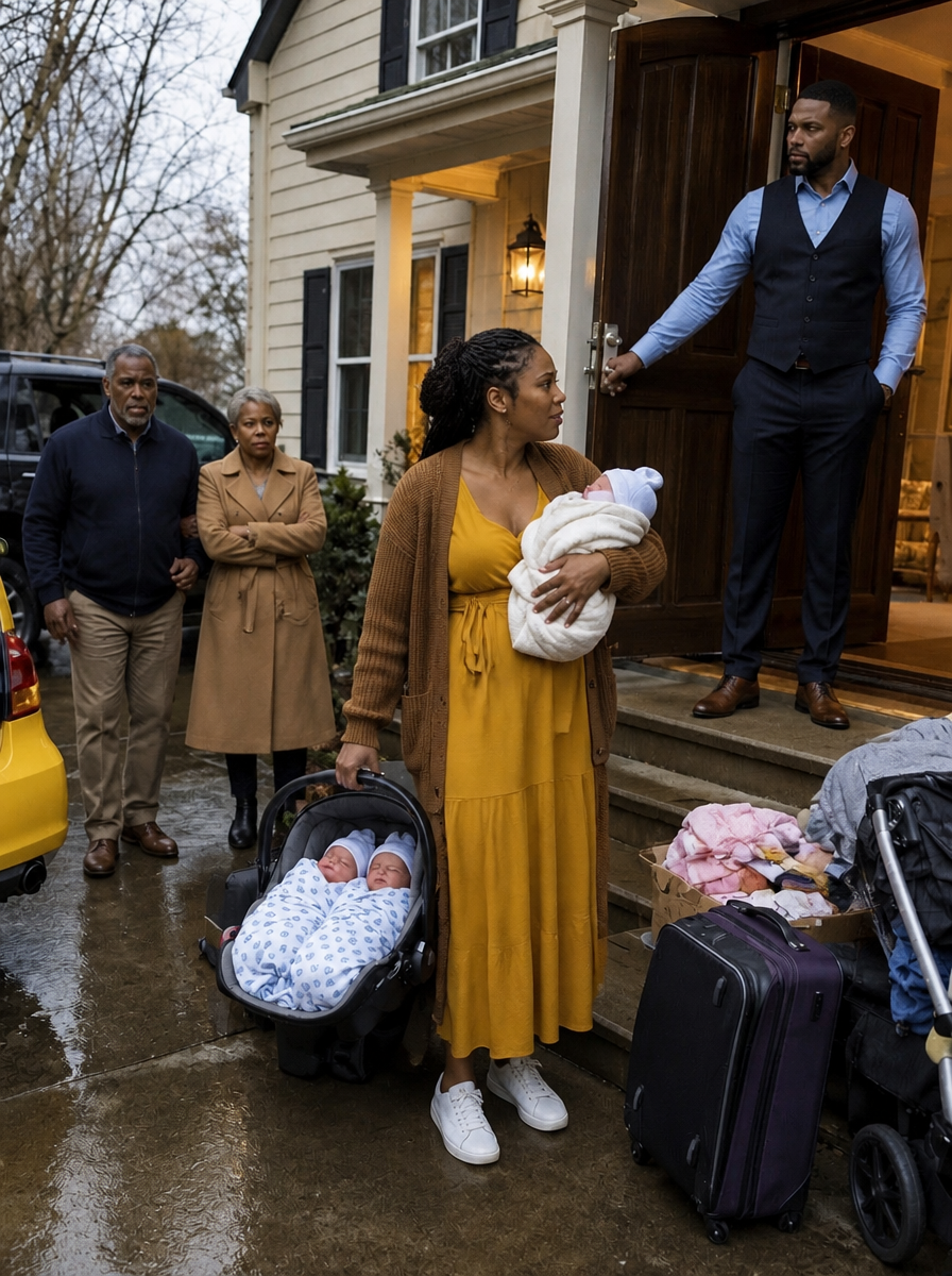 One Week After I Gave Birth to Triplets, My Husband Changed the Locks and Threw Me and Our Babies Out – But What I Did Next Made Him Beg Me to Come Back