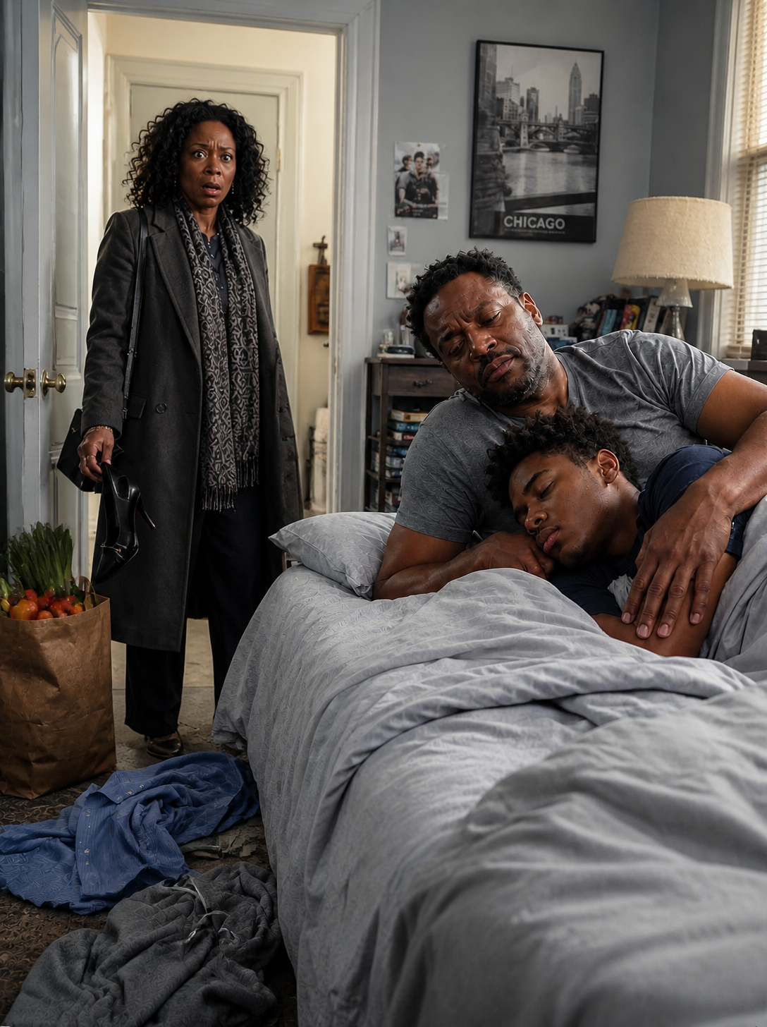 She returned unannounced after four months, and what she saw in her bed shattered her family