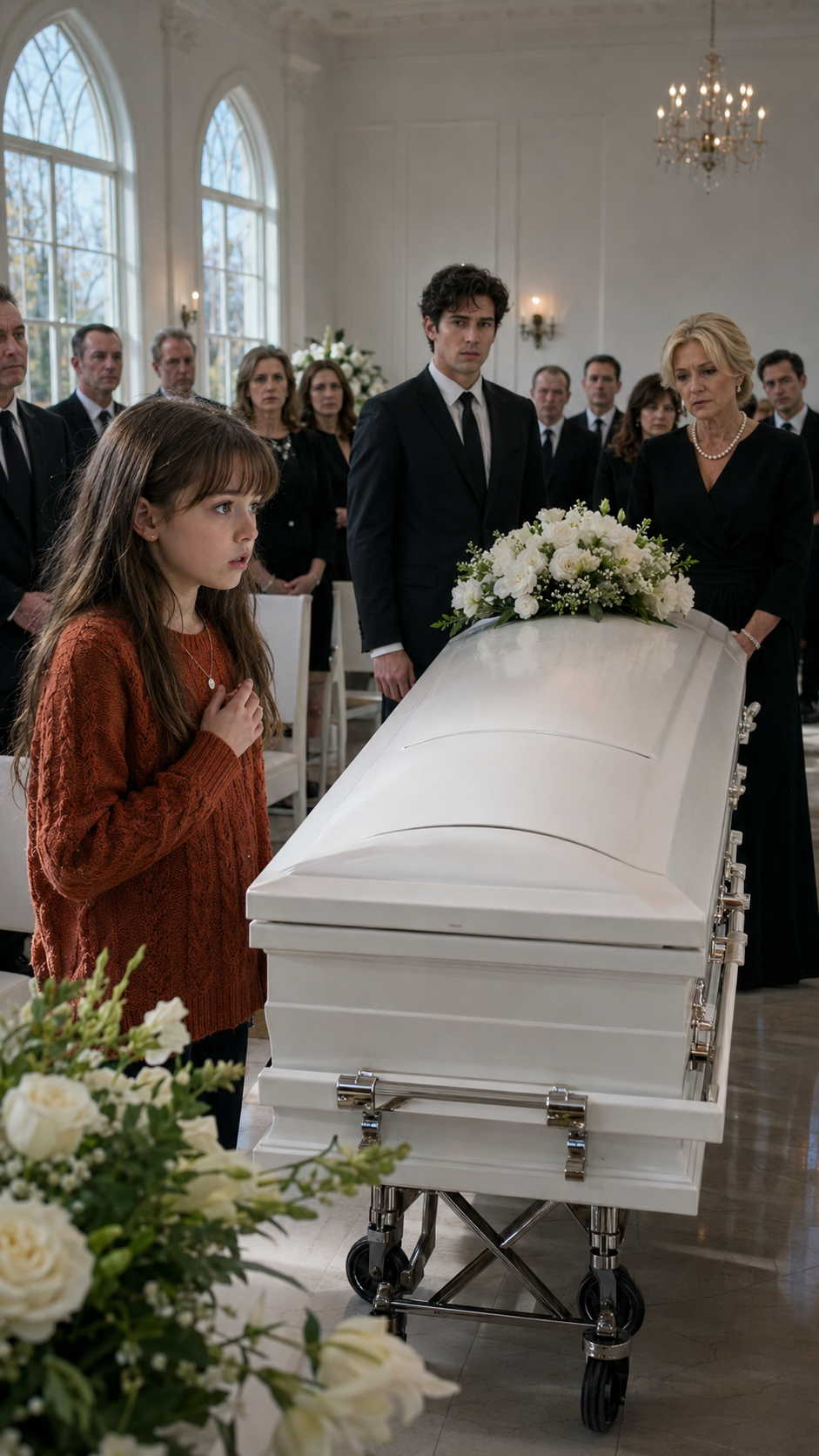 Everyone came to bury Sarah—then the coffin opened, and the “dead” mother climbed out whispering her daughter’s name.