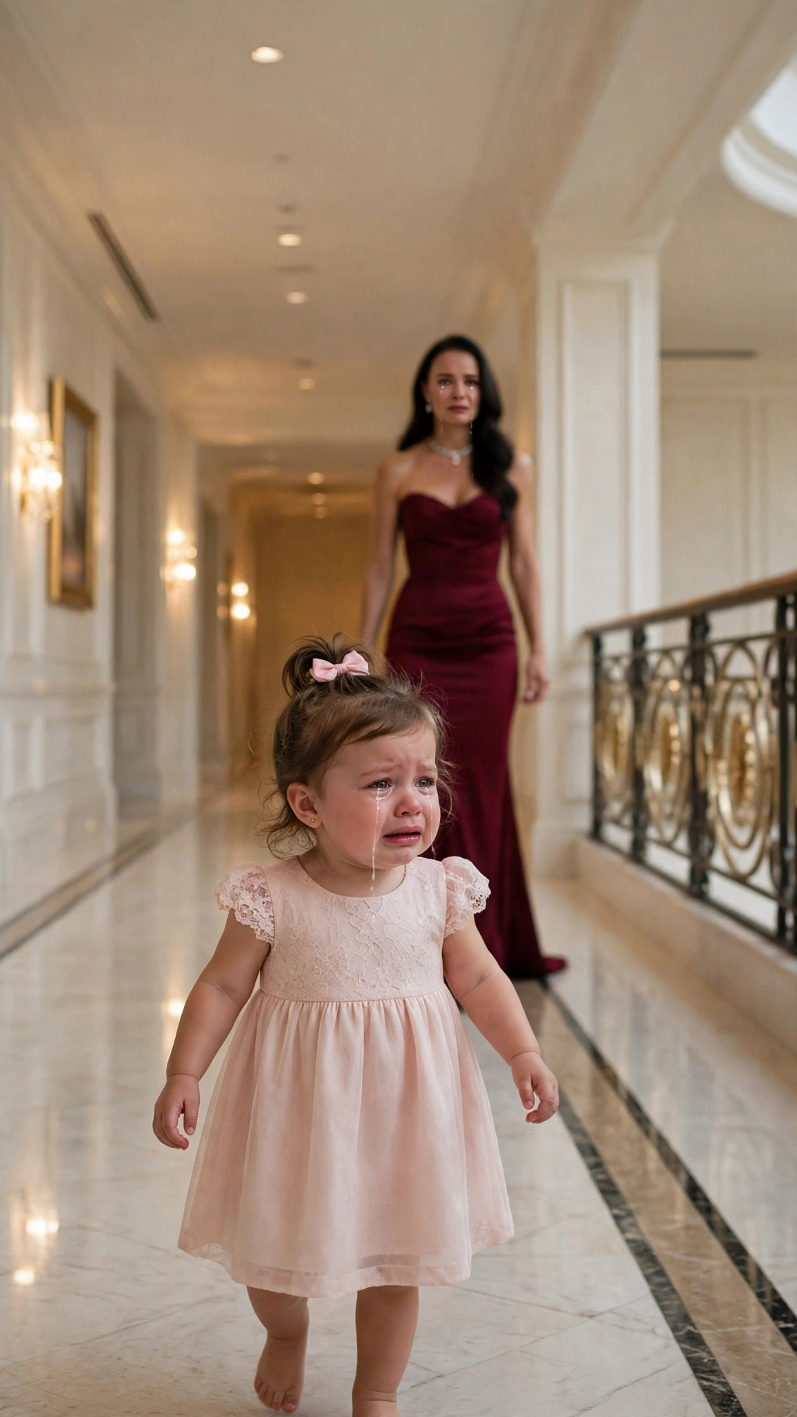 Richard thought his two-year-old daughter was simply afraid of strangers—until she flinched at Victoria’s shadow and whispered something that made him check the nursery cameras.